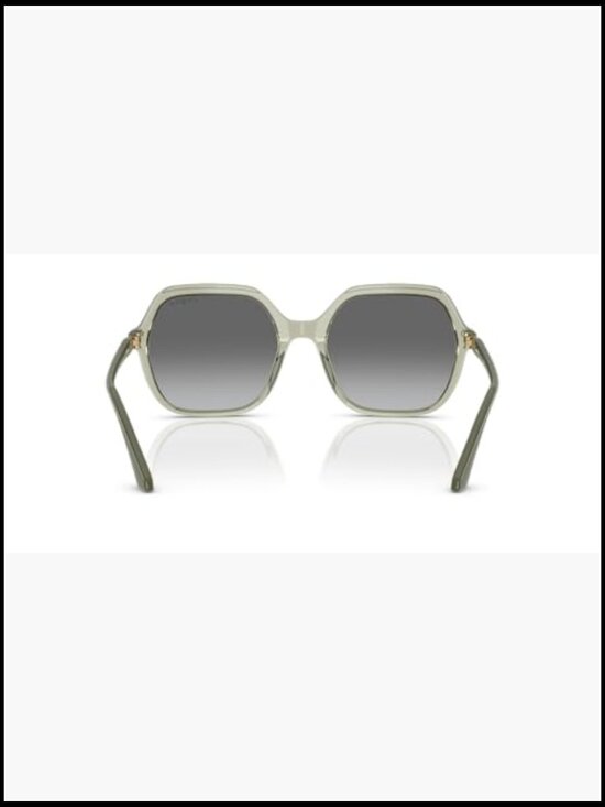 Square Oversized Sunglasses with UV Protection and Microbag main image 5